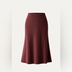 040 NWT OGL Soft Thermal Pull-On Midi Skirt - Ancora Size XS